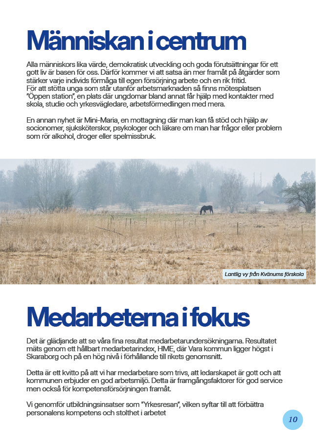  Vi h&aring;ller vad vi lovar 